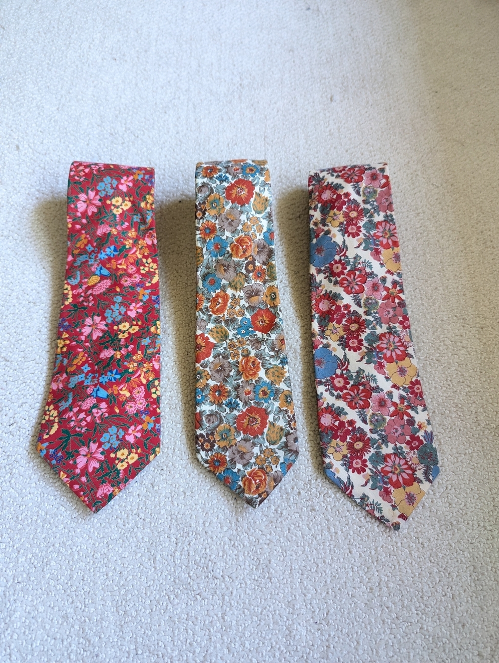 Cotton Liberty Floral Ties Bundle Set